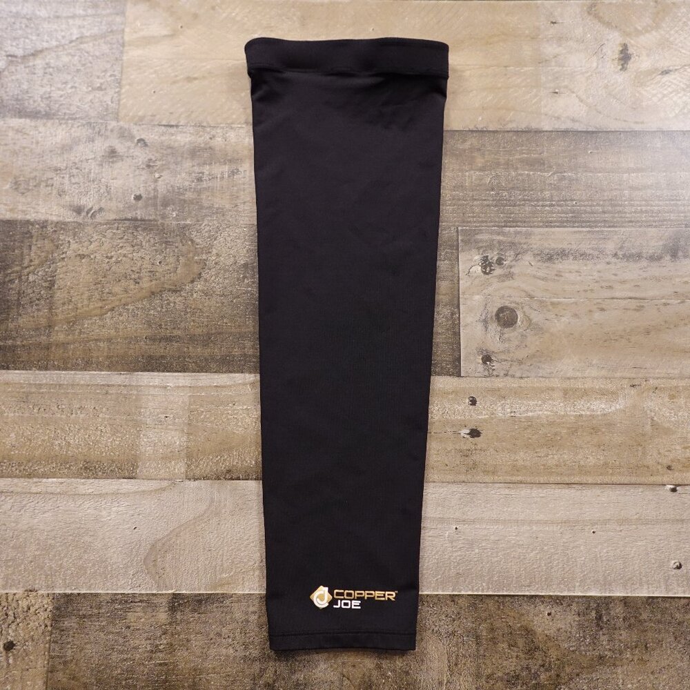 Copper Joe Knee Sleeve 2XL Black Compression Brace Copper Infused Support